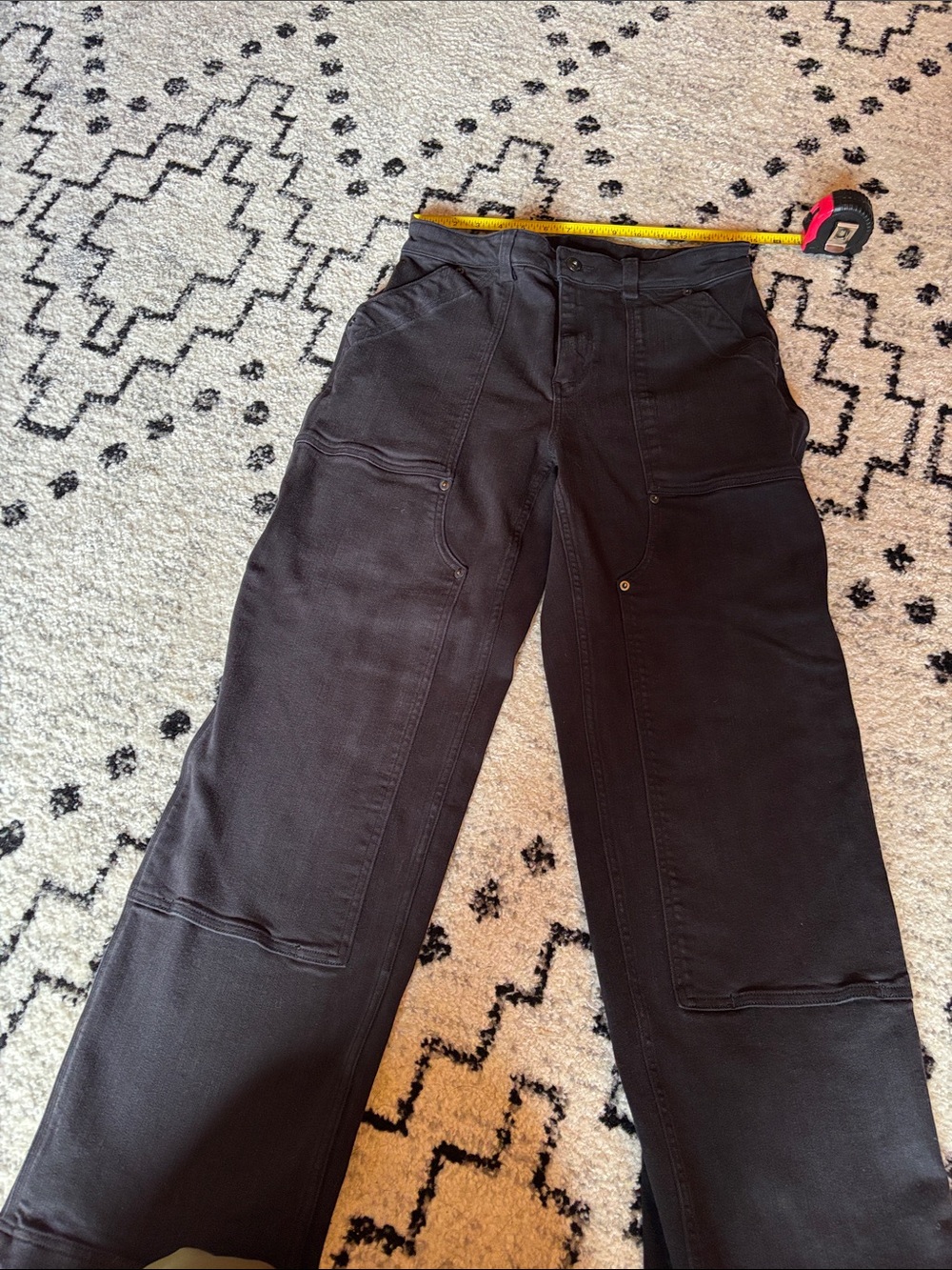 Duluth Trading Co Black Women's Wide-Leg Utility Pants